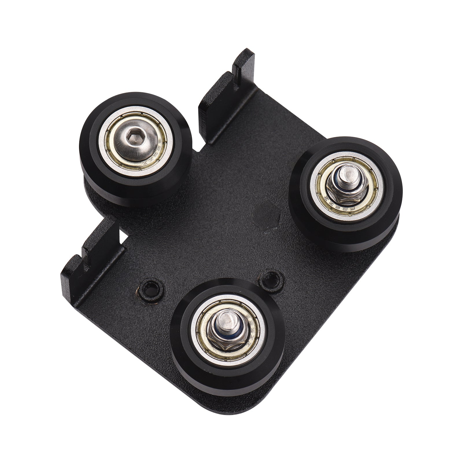 Extruder Back Support Plate with Pulley 3D Printer Part Accessory for Ender 3 Ender 3X Pro CR-10 CR-10S S4 S5 Series 3D Printers 1Pcs