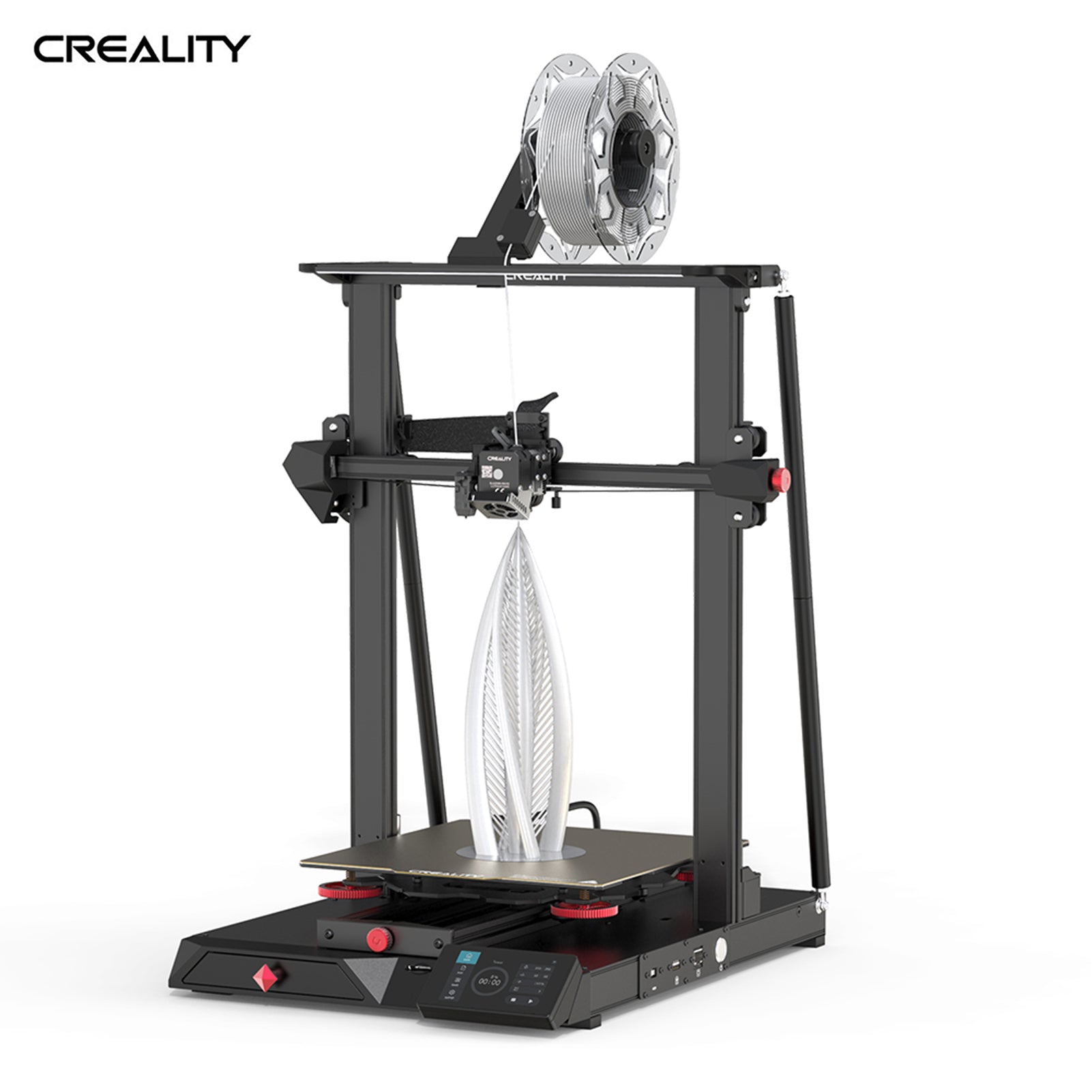 Creality 3D CR-10 Smart Pro FDM 3D Printer Remote Control with AI HD Camera LED Light Dual-mode Levelling Filament Detection Full-metal Dual-gear Direct Extruder for PETG/Wood/Carbon/PA