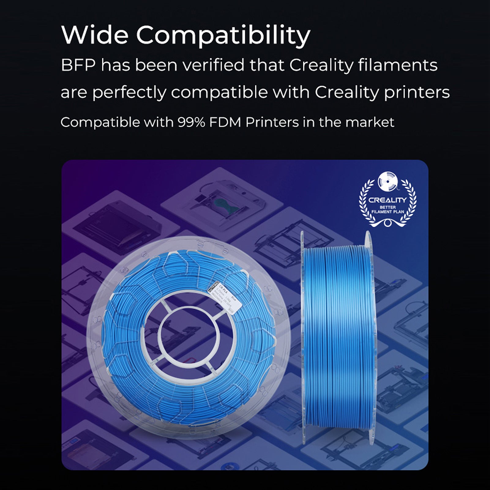 1kg Spool Creality Ender-PLA Filament 1.75mm diameter smooth flow, high toughness No Warp printing consumables for Ender Series CR Series All FDM Creality 3D Printer