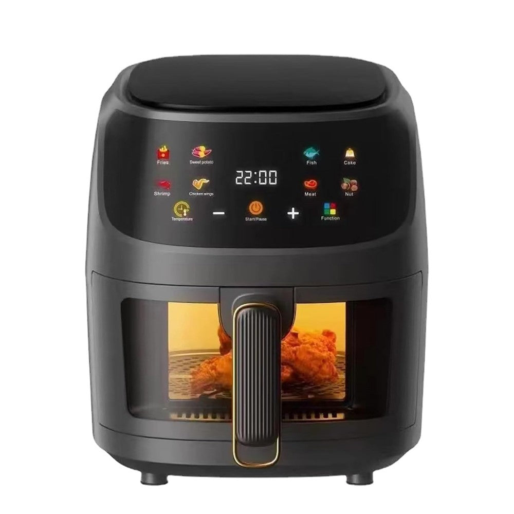 8L Smart Air Fryer – Glass Window (Discounted Packaging)
