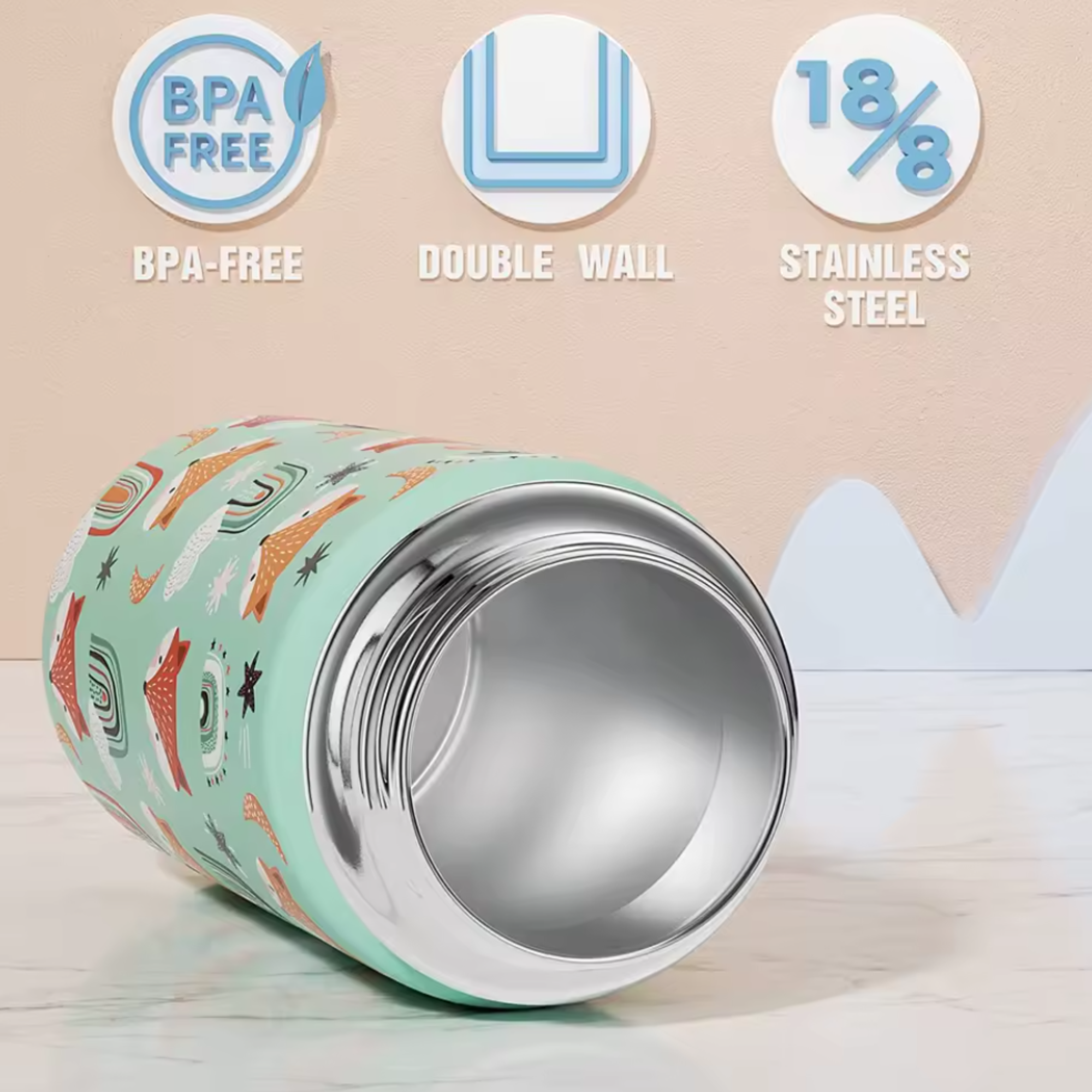 14Oz Children Tumbler: Pre-Print Design