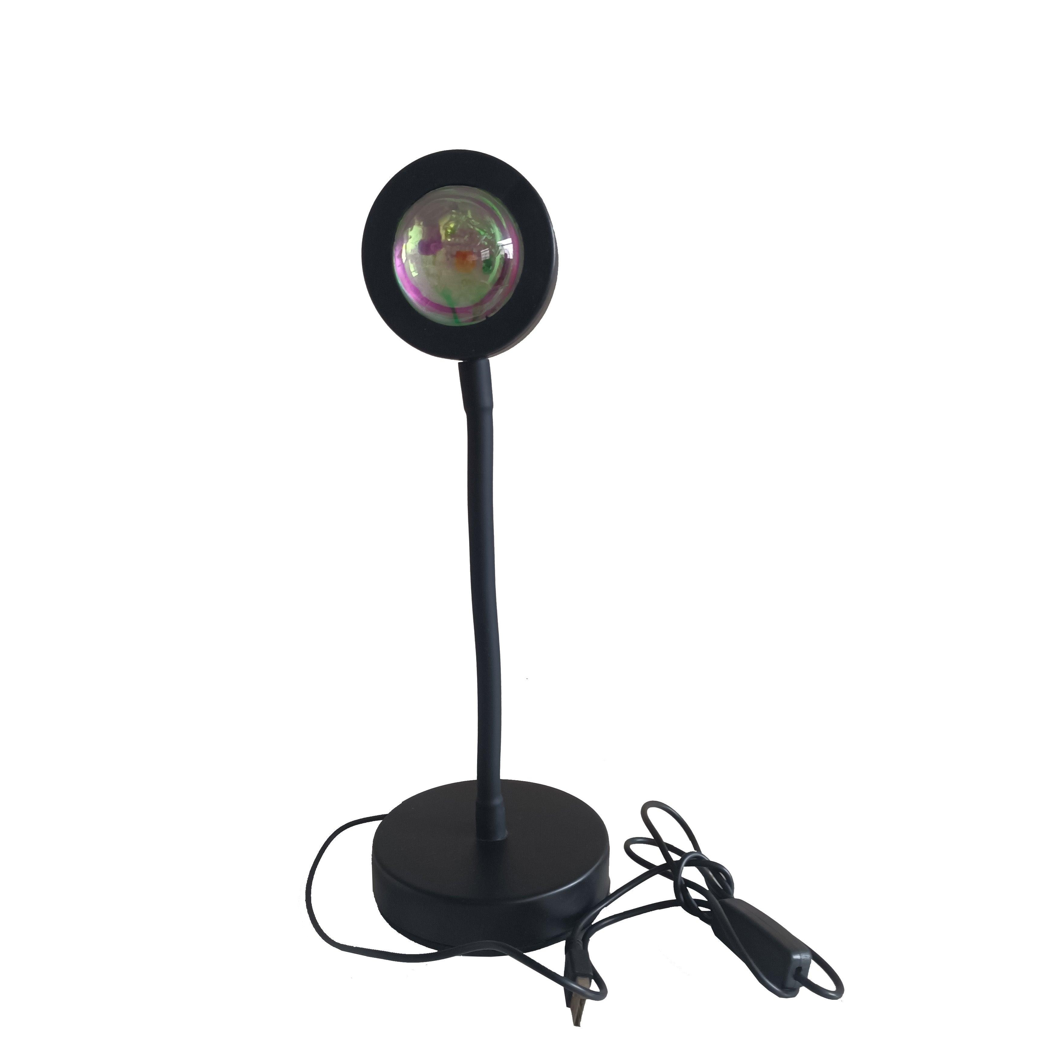 Desktop Projection Ambient Light – USB Powered Flexible Hose Design