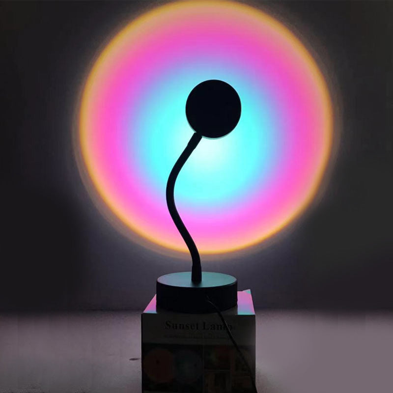 Desktop Projection Ambient Light – USB Powered Flexible Hose Design