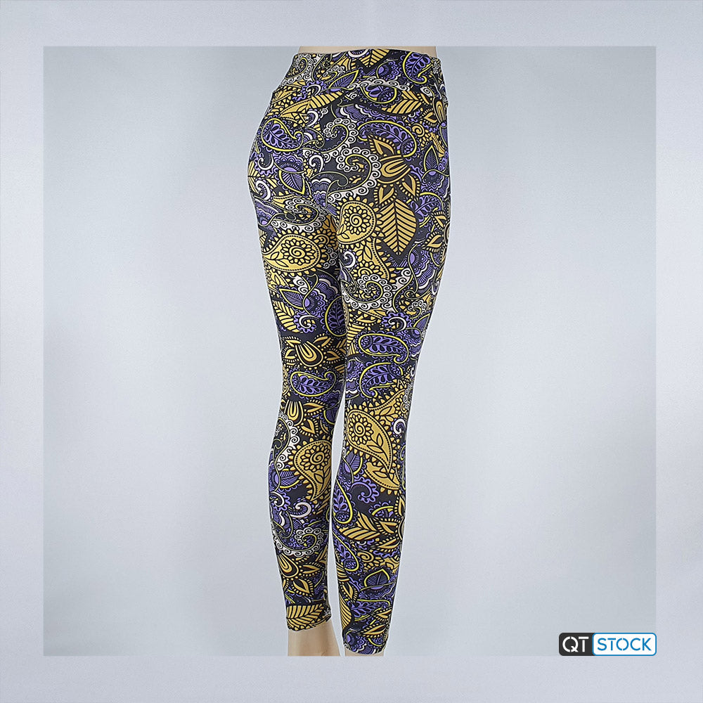 LulaRoe OS Leggings 100 Paisley