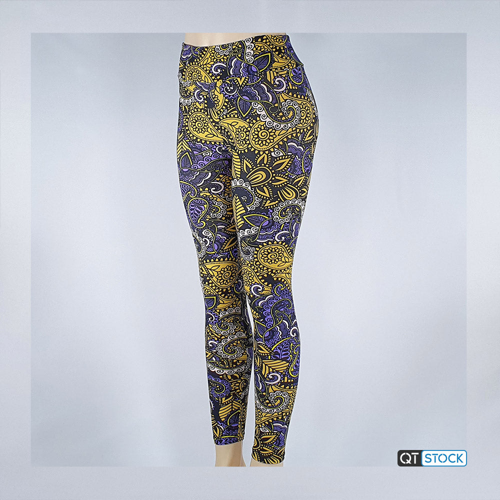 LulaRoe OS Leggings 100 Paisley