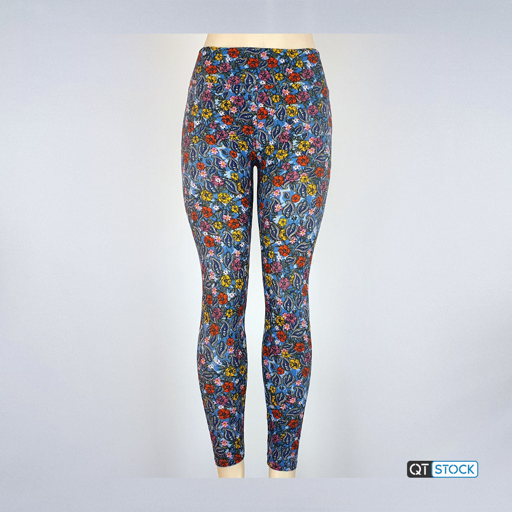 LulaRoe OS Leggings 128 Paisley