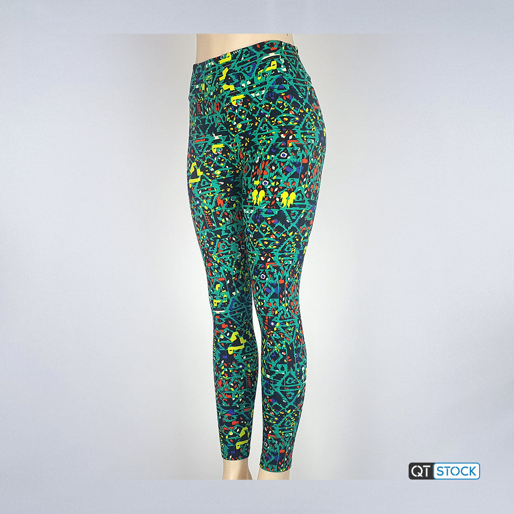 LulaRoe OS Leggings 075 Psychedelic